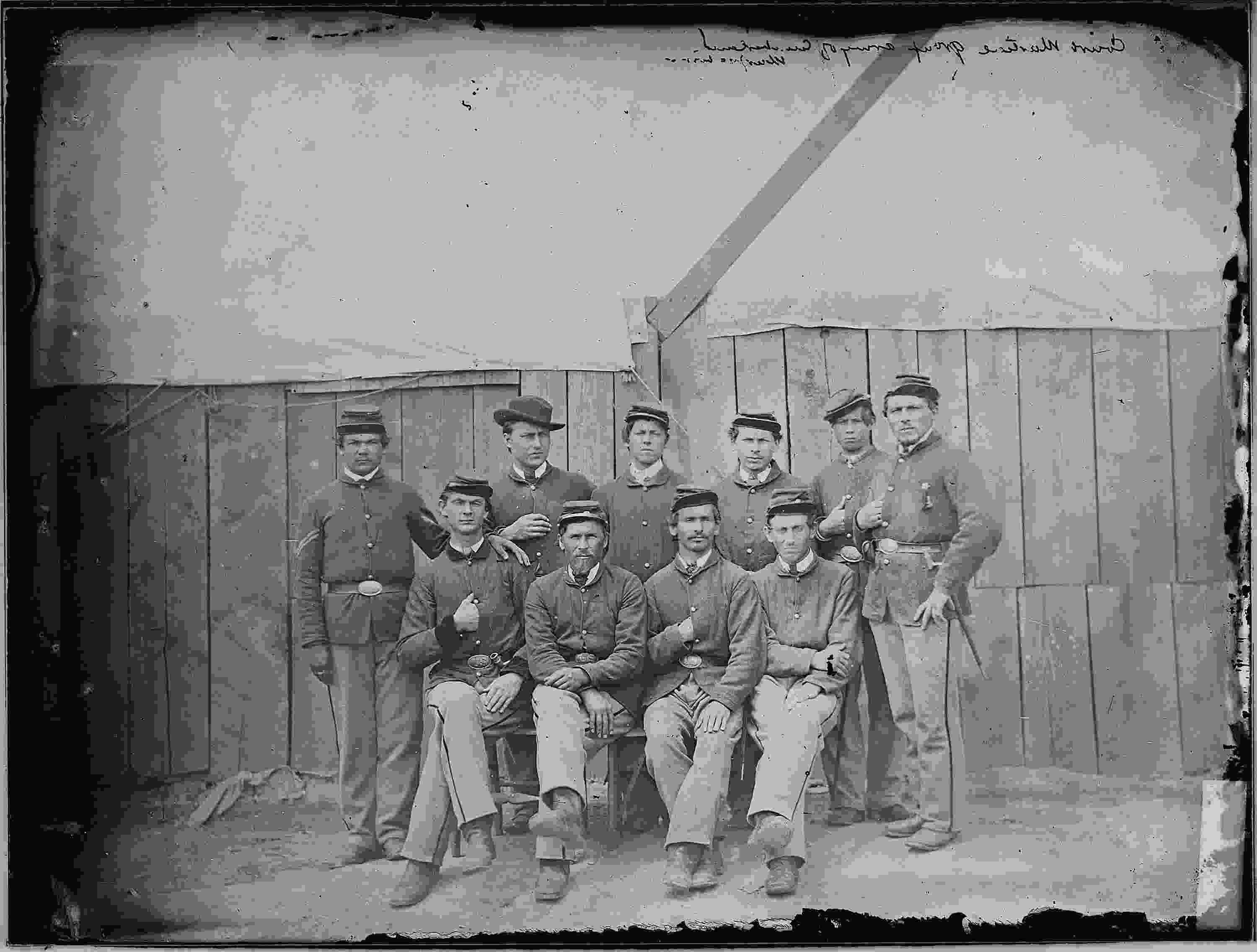 Soldiers facing court-martial, Army of the Cumberland, ca. 1862–1864. (Credit: National Archives and Records Administration)